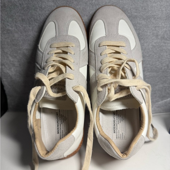 Maisen Margiela Classic White and Tan women's low top Sneakers size 40 - Picture 5 of 9
